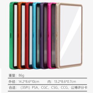 Metal Protection Case Pokemon TCG Trading Card Rating Frame Display Box PSA CGC CCIC BGS Card Holder Gaming Accessories