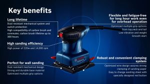 Bosch Orbital Sander GSS 140 220w. 06012A80K0 Contractors Choice COC Power Tool [ Blue Power by ECL ]