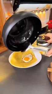 Iron Wok Nonstick Uncoated Stir Fry Pan Large Belly Pan Wood Handle Big Belly Soup Pot Cookware For Home And Hotel