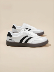 Semir | Versatile White Breathable Mens Casual Sneakers