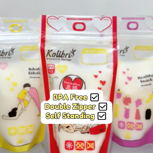 Kantong ASI GabaG KOLIBRI KASIP 150 ml Poem for Mom Kapasitas simpan ASI perah besar steril uji laboratorium