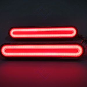 1 Pair (2 Pcs) - 8-60V LED Car and Truck Waterproof Tail Light Automobile Trailer Reverse Light