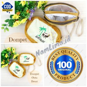 Dompet Madinah Ukuran Besar 2 seleting Oleh oleh haji Umroh