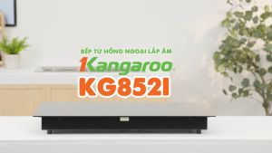 Bếp điện từ hồng ngoại Kangaroo KG852i Bếp từ hồng ngoại Bếp âm cần lắp CB Công suất vùng nấu:  Trái (Từ) - Phải (Hồng ngoại)