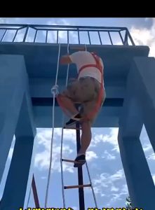 Fire Escape Rope Ladder Household Inspection Resin Rope Ladder Non-Slip Rope Ladder Training Rescue