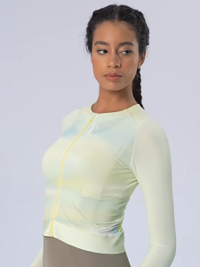 Santic Women Cycling Jersey Summer Sun Protection Breathable Sports Bike Long Sleeved Tops