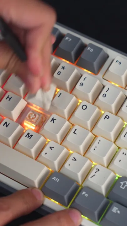 RK ROYAL KLUDGE R87 Pro Wired Mechanical Keyboard with Hot Swappable Knob RGB Backlit Gaming Keyboard 88 Keys Gasket Mounted Custom Keyboard with QMK/VIA PBT