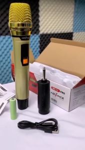 Mic Tanpa Kabel ~ Advance MIC-101 PRO Profesional Mic Wireless Microphone Karaoke Bisa Di Cas | Advance Mic Wireless/Microphone/Mic double (Batrei dapat di Charger )UHP Digital Mic-101 PRO | TC
