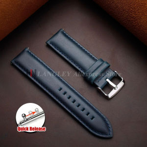 Dây Đeo Đồng Hồ Bằng Da Bò Có Khóa Cài Vàng Cổ Điển Màu Nâu Lớp Đầu Tiên Dây Đeo Phổ Thông 18mm-26mm Tương Thích Với Nhiều Phụ Kiện Của Nhiều Thương Hiệu.