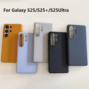 Samsung | Luxury Leather Case For Samsung S25/S25+/S25 Ultra 5G Slim Shockproof Bumper Cover Galaxy S25 Edge Anti-fall Leather Phone Shell