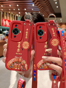 Huawei Nova11 pro Ultra Womens Phone Case Soft Silicone Leather Crossbody Strap Anti-Fall Protection Full Cover Shell Design