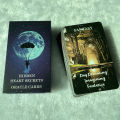 Heart Hidden Secrets Oracle Deck, ไพ่ทาโรต์รัก, เผือกทํานายสําหรับผู้เริ่มต้น, คําทํานาย, เวอร์ชันภาษาอังกฤษ, 12x7 ซม., 78 ใบ. 