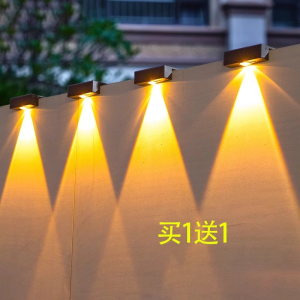 Solar Powered Outdoor Wall Lights Garden Lighting Street Lamp Balcony Atmosphere Wash Wall Spotlight Courtyard Wall Lamp
