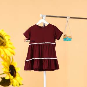 Little Porin - Elisa Dress Jersy - Dress Anak Perempuan 6 Bulan - 8 Tahun