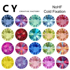 Colorful Flat Bottom Rhinestones Mixed Colors Seven Rainbow Holographic Austrian DIY Latin Modern Dance Clothes 5mm High End Nail Art Stickers