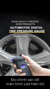 Đồng Hồ Đo Áp Suất Lốp Ô Tô Xe Máy màn hình Led kỹ thuật số đo áp chính xác cho xe hơi