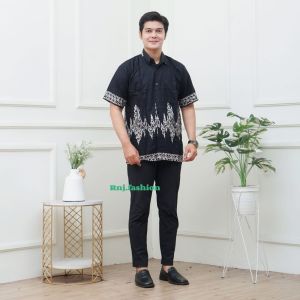 kemeja pria pendan Hem pendek kekinian batik rayon MM