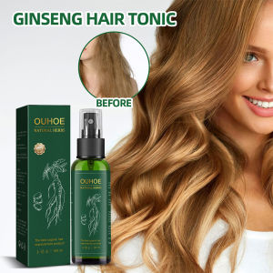 Dearbeauty Ginseng Hair Growth Spray 100ml Hair Care Serum Strengthen Hair Root Nourishes Hair Repairing Damaged Hair Promotes Hair Growth Essence Oil