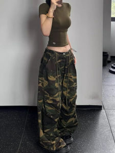 Quần Dài Ống Rộng Phong Cách Mỹ Cổ Điển Cho Nữ Mùa Thu Mới Thiết Kế Cảm Giác Rộng Rãi Thon Gọn Quần Thể Thao Thường Ngày