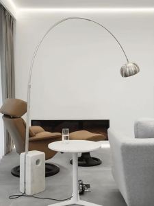 AOMAO | Đèn Sàn ARCO Thiết Kế Đơn Giản Sang Trọng Từ Đá Marble