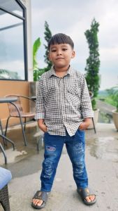 Kemeja kotak Katun Premium anak laki laki dan perempuan