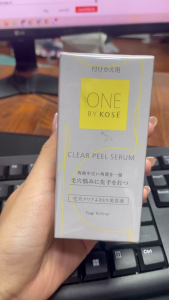 Serum hỗ trợ giảm mụn đầu đen mụn ẩn ONE BY KOSE Clear Peel Serum (120ml)  - Nhật Bản