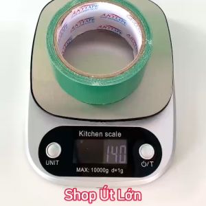 1 Cuộn băng keo vải màu xanh lá rộng 4.7cm dài 7.5 mét lõi giấy 3mm