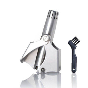 HK.Stainless steel nose hair trimmer Washable nose hair trimmer With brush 360 degree rotating nose hair trimmer man/woman Universal nose hair trimmer
