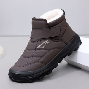 2025 Winter New Mens Cotton Shoes with Fleece for Warmth Comfortable Versatile Casual Anti-Slip Durable Shipping Mens Shoes