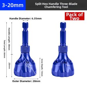 DAIENGONGJU | Burrs Removal & Countersinking Tool for Screws and Bolts