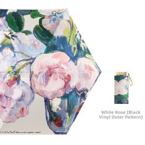 Sunproof & Rainproof Pink Peony Ladies Umbrella