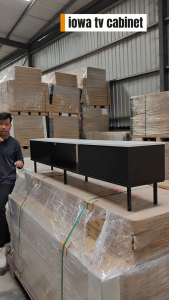 ⚡️LIKE BUG⚡️Iowa TV cabinet and coffee table with Marble texture | kabinet tv modern with storage besar | rak tv