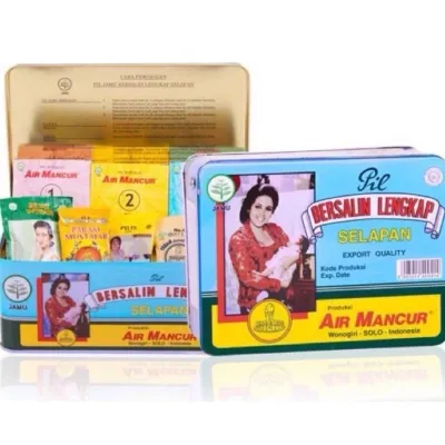 Set Bersalin Air Mancur Pil Selapan Jamu Berpantang
