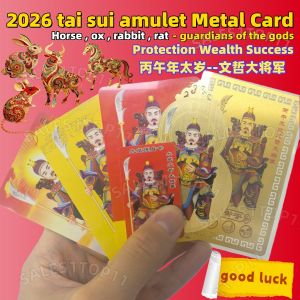 2026 tai sui amulet lucky charm tai sui card for Good Luck Wealth Success and Protection