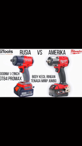 GTOOLS EROPA GT84PROMAX BOR impact wrench 1000nm body kecil tenaga jumbo bor pembuka baut roda