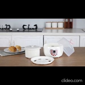 Fully Automatic Reservation For Baby White Porcelain Nutritional Water-Proof Stew Pot