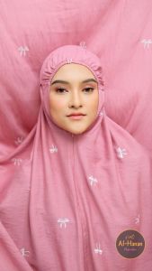 Alhanan - Mukena Dewasa Mewah 2in1 Premium Coquette Pita Series