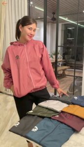 Jaket Olahraga Sauna / Jaket Lari / Jaket Jogging / Jaket Sepeda Parasut Glorious