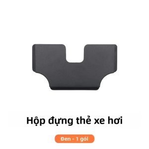 Hộp Đựng Thẻ Ô Tô Có Thể Gắn Được Khe Cắm Thẻ Tốc Độ Cao Hộp Đựng Phiếu Quà Tặng Nội Thất Ô Tô Màu Đen Chất Liệu ABS Tiết Kiệm Không Gian