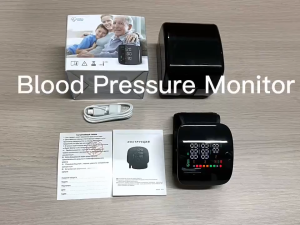 Ready Stock Digital Wrist Blood Pressure Monitor-Portable BP Checker  with LED Screen & Voice Broadcast Rechargeable 🖐️ One-Touch Operation 全自动血压计 Alat Cek Tekanan Darah 血压检测仪