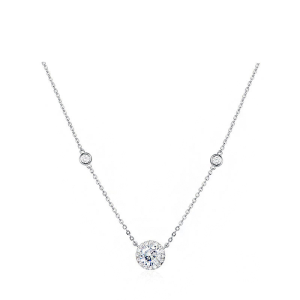 KELANXI | Elegant Design Sterling Silver Pendant Necklace