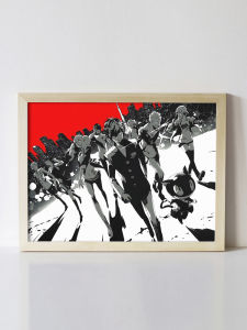 โปสเตอร์การ์ตูน Anime Poster ภาพวาดติดผนัง รูป Rain Akira รูป New Island True ของเล่นการ์ตูน ของตกแต่งบ้าน ไม้