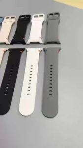 Official Strap For Samsung Galaxy Watch 8 40mm 44mm Watch8 Classic 46mm Silicone Sport Bracelet Correa Original 1:1 No Gaps Band