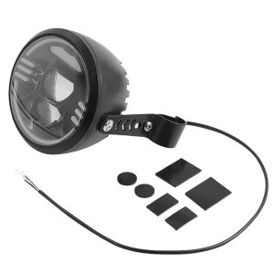 For Electric Scooter Headlamp Low Beam High Beam 48V LED Headlight Front Light Waterproof Flashlight Accessories Part