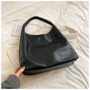 Large Capacity Ladies 2024 New Versatile Single Shoulder Bucket Bag Tote Bag for Commuting And Class Underarm Bag