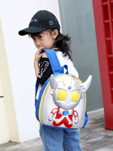 SHIPAILUO | Lightweight Spine Protective Backpack For Kids Kindergarten New Design Cute Cartoon Ultraman Bag Dual Shoulder Bag For Ages 3-6
