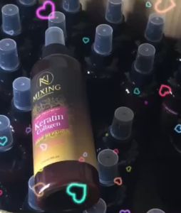 MIXING Professional Keratin Collagen Hair Repair Spray 250ml - Moisturizing & Nourishing Treatment for Damaged Hair