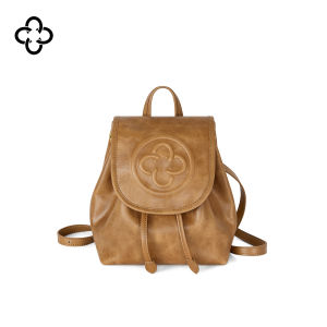Italian Imported Crazy Horse Leather Casual Women Backpack