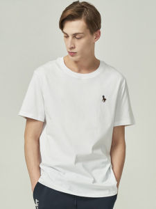 Cooling 5A Antibacterial Divpolo Mens Short Sleeve T-Shirt Casual Top New Summer Business Leisure Cotton Blend Fabric