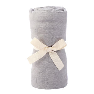 Solid Bamboo Cotton Baby Receiving Blanket Infant Kids Swaddle Wrap Bath Sleeping Warm Quilt Bed Cover Muslin Boy Girl Blankets